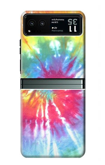 W1697 Tie Dye Colorful Graphic Printed Case Cover Custodia e Flip Case per Motorola Razr 40