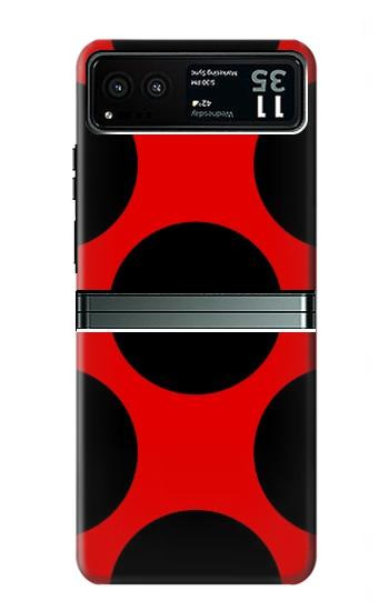 W1829 Ladybugs Dot Pattern Case Cover Custodia e Flip Case per Motorola Razr 40
