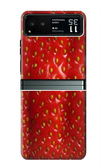 W2225 Strawberry Case Cover Custodia e Flip Case per Motorola Razr 40