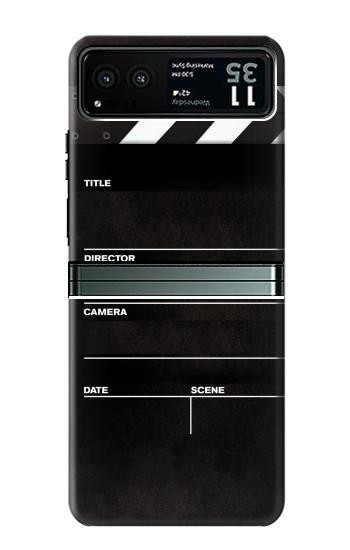 W2479 Director Clapboard Case Cover Custodia e Flip Case per Motorola Razr 40 W2479 Director Clapboard Case Cover Custodia e Flip Case per Motorola Razr 40
