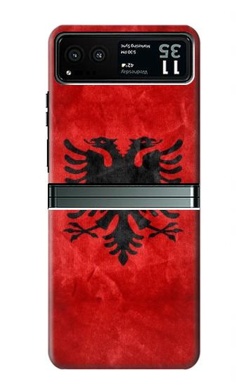 W2982 Albania Football Soccer Case Cover Custodia e Flip Case per Motorola Razr 40