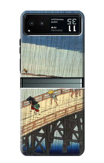 W3347 Utagawa Hiroshige Sudden shower Case Cover Custodia e Flip Case per Motorola Razr 40