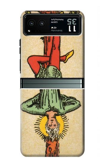 W3377 Tarot Card Hanged Man Case Cover Custodia e Flip Case per Motorola Razr 40 W3377 Tarot Card Hanged Man Case Cover Custodia e Flip Case per Motorola Razr 40