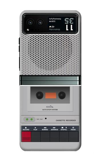 W3953 Vintage Cassette Player Graphic Case Cover Custodia e Flip Case per Motorola Razr 40