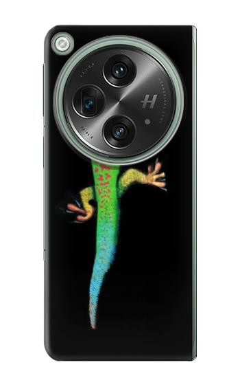 W0125 Green Madagascan Gecko Case Cover Custodia e Flip Case per OnePlus OPEN
