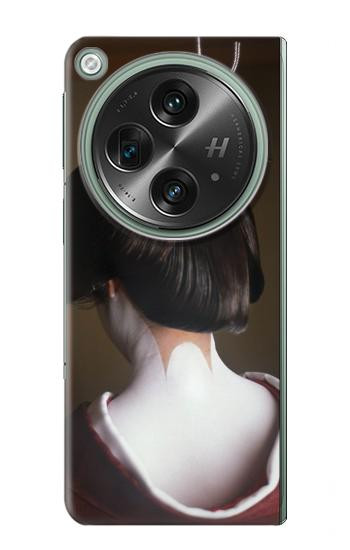 W1337 Japan Geisha Neck Case Cover Custodia e Flip Case per OnePlus OPEN
