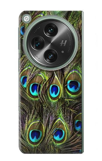W1965 Peacock Feather Case Cover Custodia e Flip Case per OnePlus OPEN W1965 Peacock Feather Case Cover Custodia e Flip Case per OnePlus OPEN