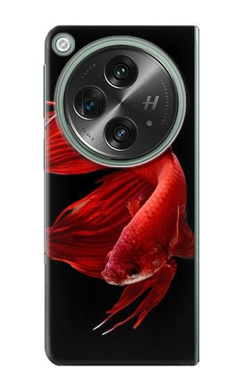 W2092 Red Siamese Fighting Fish Case Cover Custodia e Flip Case per OnePlus OPEN