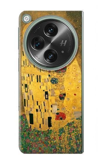W2137 Gustav Klimt The Kiss Case Cover Custodia e Flip Case per OnePlus OPEN