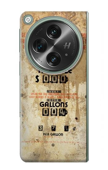 W3954 Vintage Gas Pump Case Cover Custodia e Flip Case per OnePlus OPEN