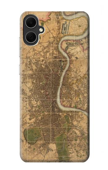 W3230 Vintage Map of London Case Cover Custodia e Flip Case per Samsung Galaxy A05