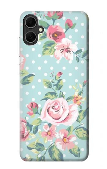 W3494 Vintage Rose Polka Dot Case Cover Custodia e Flip Case per Samsung Galaxy A05