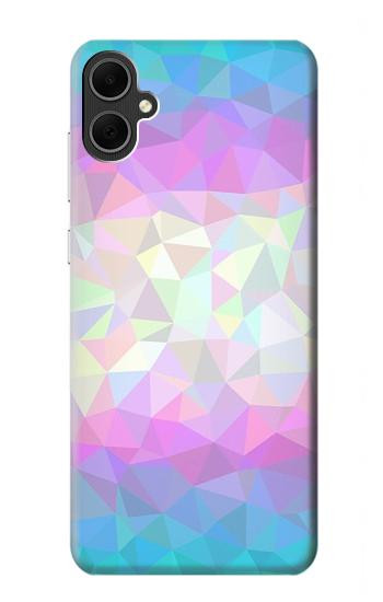 W3747 Trans Flag Polygon Case Cover Custodia e Flip Case per Samsung Galaxy A05