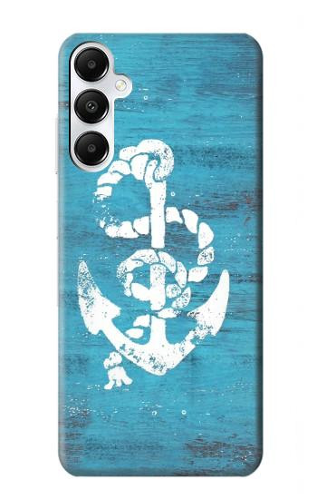 W3053 Marine Anchor Blue Case Cover Custodia e Flip Case per Samsung Galaxy A05s