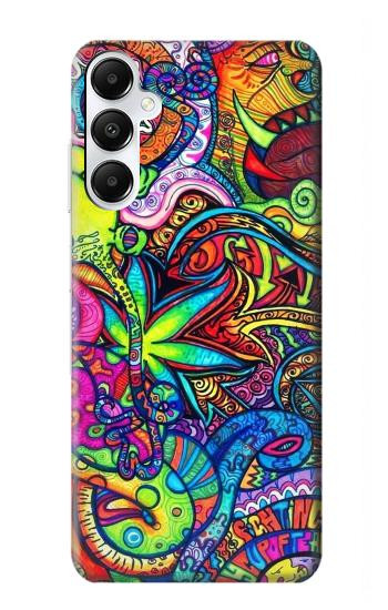 W3255 Colorful Art Pattern Case Cover Custodia e Flip Case per Samsung Galaxy A05s