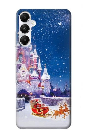 W3282 Santa Xmas Castle Case Cover Custodia e Flip Case per Samsung Galaxy A05s