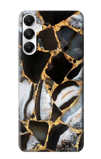 W3419 Gold Marble Graphic Print Case Cover Custodia e Flip Case per Samsung Galaxy A05s