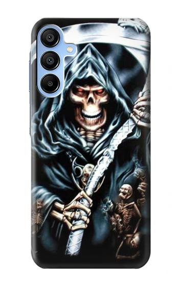 W0295 Grim Reaper Case Cover Custodia e Flip Case per Samsung Galaxy A15 5G
