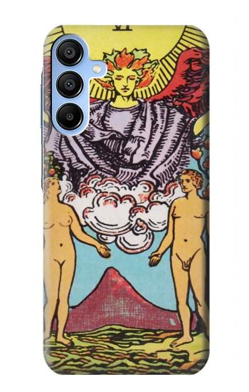 W2763 Lovers Tarot Card Case Cover Custodia e Flip Case per Samsung Galaxy A15 5G