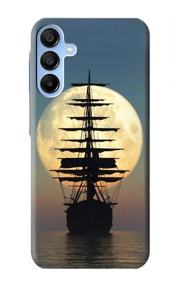 W2897 Pirate Ship Moon Night Case Cover Custodia e Flip Case per Samsung Galaxy A15 5G W2897 Pirate Ship Moon Night Case Cover Custodia e Flip Case per Samsung Galaxy A15 5G