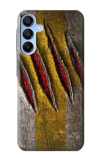 W3603 Wolverine Claw Slash Case Cover Custodia e Flip Case per Samsung Galaxy A15 5G