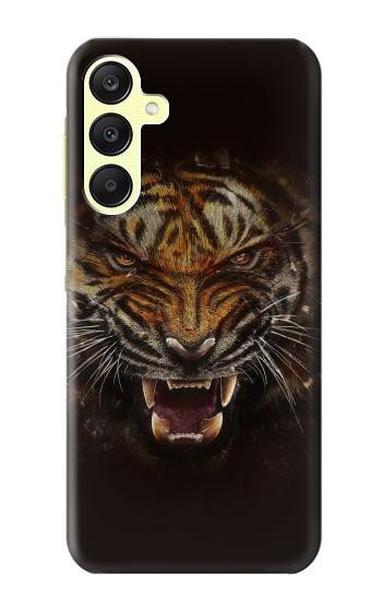 W0575 Tiger Face Case Cover Custodia e Flip Case per Samsung Galaxy A25 5G