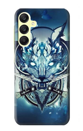 W1135 Wolf with knives Rock Case Cover Custodia e Flip Case per Samsung Galaxy A25 5G W1135 Wolf with knives Rock Case Cover Custodia e Flip Case per Samsung Galaxy A25 5G