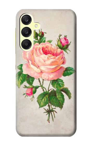W3079 Vintage Pink Rose Case Cover Custodia e Flip Case per Samsung Galaxy A25 5G W3079 Vintage Pink Rose Case Cover Custodia e Flip Case per Samsung Galaxy A25 5G