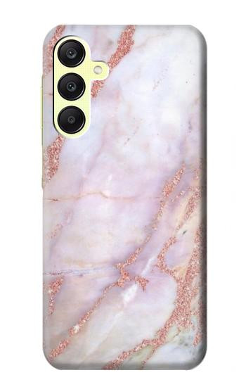 W3482 Soft Pink Marble Graphic Print Case Cover Custodia e Flip Case per Samsung Galaxy A25 5G