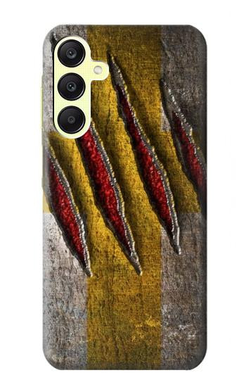 W3603 Wolverine Claw Slash Case Cover Custodia e Flip Case per Samsung Galaxy A25 5G