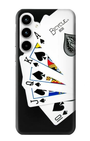 W1078 Poker Royal Straight Flush Case Cover Custodia e Flip Case per Samsung Galaxy A35 5G
