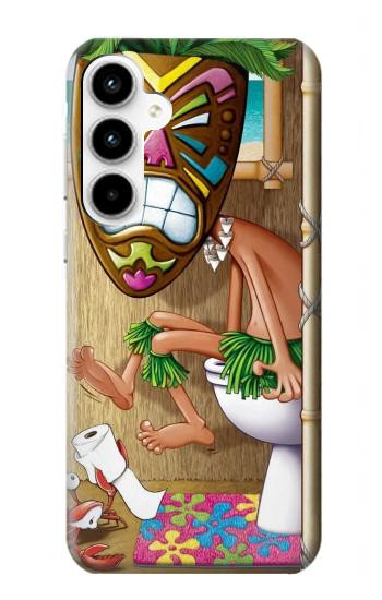 W1702 Tiki Man Toilet Case Cover Custodia e Flip Case per Samsung Galaxy A35 5G