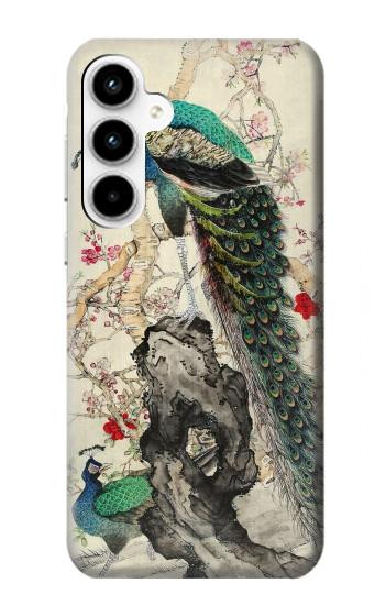 W2086 Peacock Painting Case Cover Custodia e Flip Case per Samsung Galaxy A35 5G