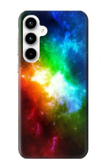 W2312 Colorful Rainbow Space Galaxy Case Cover Custodia e Flip Case per Samsung Galaxy A35 5G