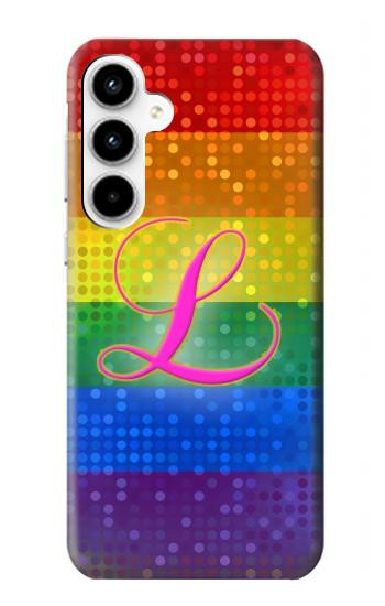 W2900 Rainbow LGBT Lesbian Pride Flag Case Cover Custodia e Flip Case per Samsung Galaxy A35 5G
