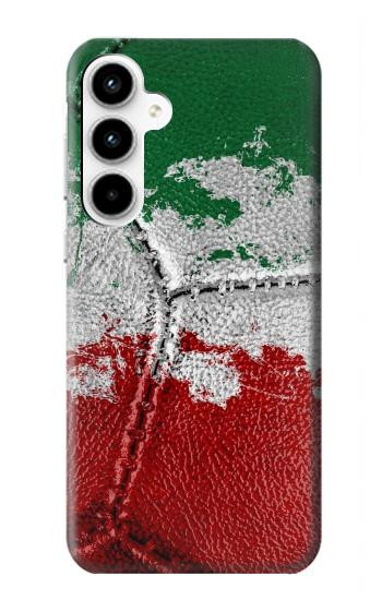 W3318 Italy Flag Vintage Football Graphic Case Cover Custodia e Flip Case per Samsung Galaxy A35 5G