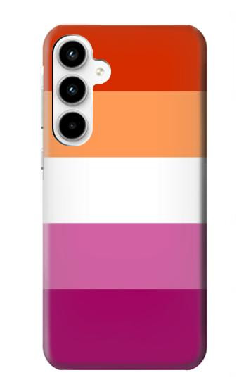 W3887 Lesbian Pride Flag Case Cover Custodia e Flip Case per Samsung Galaxy A35 5G