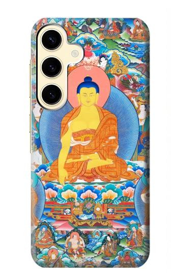 W1256 Buddha Paint Case Cover Custodia e Flip Case per Samsung Galaxy S24