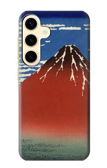 W2390 Katsushika Hokusai Red Fuji Case Cover Custodia e Flip Case per Samsung Galaxy S24