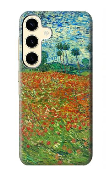 W2681 Field Of Poppies Vincent Van Gogh Case Cover Custodia e Flip Case per Samsung Galaxy S24