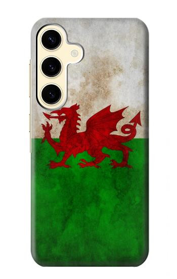 W2976 Wales Football Soccer Flag Case Cover Custodia e Flip Case per Samsung Galaxy S24