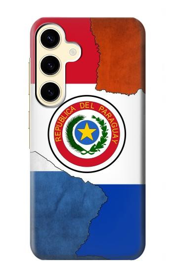 W3017 Paraguay Flag Case Cover Custodia e Flip Case per Samsung Galaxy S24
