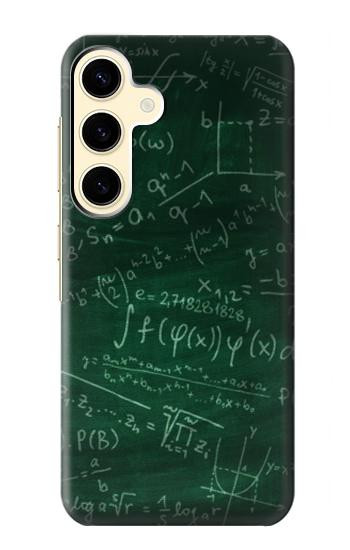 W3190 Math Formula Greenboard Case Cover Custodia e Flip Case per Samsung Galaxy S24