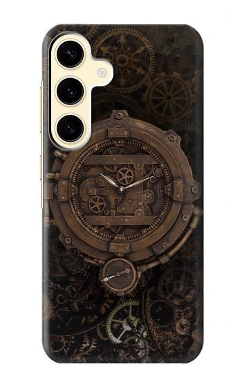 W3902 Steampunk Clock Gear Case Cover Custodia e Flip Case per Samsung Galaxy S24