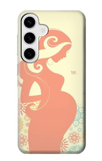W0815 Pregnant Art Case Cover Custodia e Flip Case per Samsung Galaxy S24 Plus