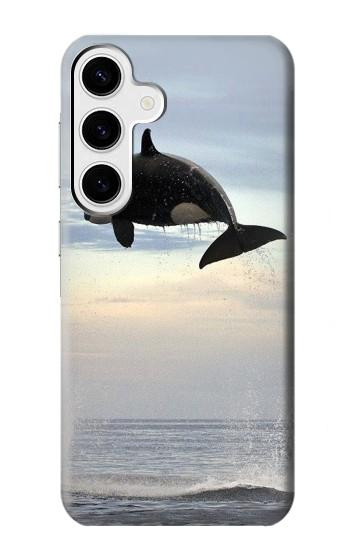W1349 Killer whale Orca Case Cover Custodia e Flip Case per Samsung Galaxy S24 Plus