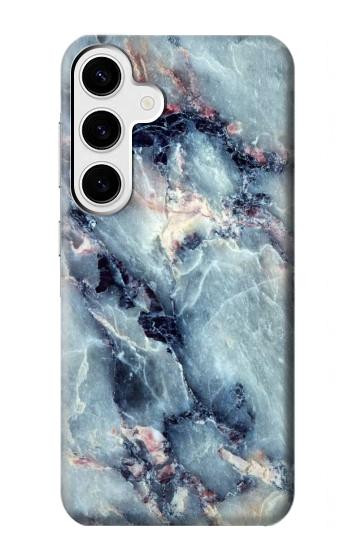 W2689 Blue Marble Texture Graphic Printed Case Cover Custodia e Flip Case per Samsung Galaxy S24 Plus