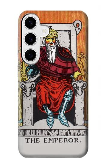 W2808 Tarot Card The Emperor Case Cover Custodia e Flip Case per Samsung Galaxy S24 Plus