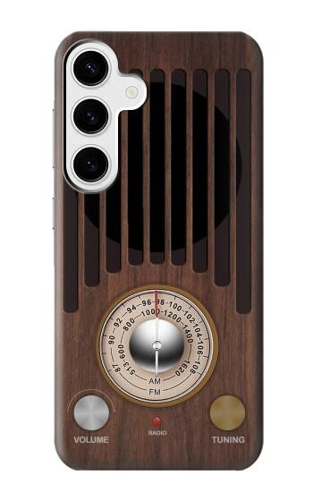 W3935 FM AM Radio Tuner Graphic Case Cover Custodia e Flip Case per Samsung Galaxy S24 Plus