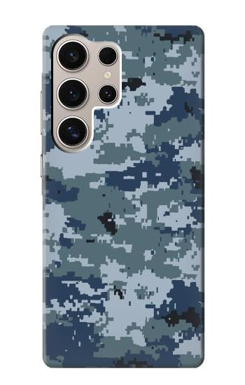 W2346 Navy Camo Camouflage Graphic Case Cover Custodia e Flip Case per Samsung Galaxy S24 Ultra